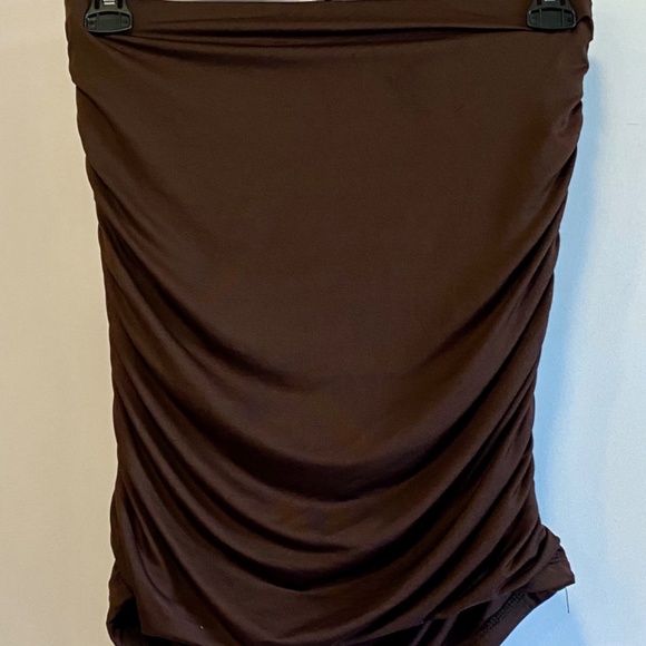 Rushed Brown Bodycon Skirt, good condition. - Picture 2 of 10